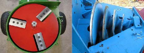 Disc vs. auger chipper blades