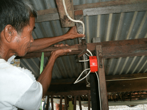 House wiring on green island