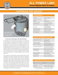 Continuous Feed Datasheet