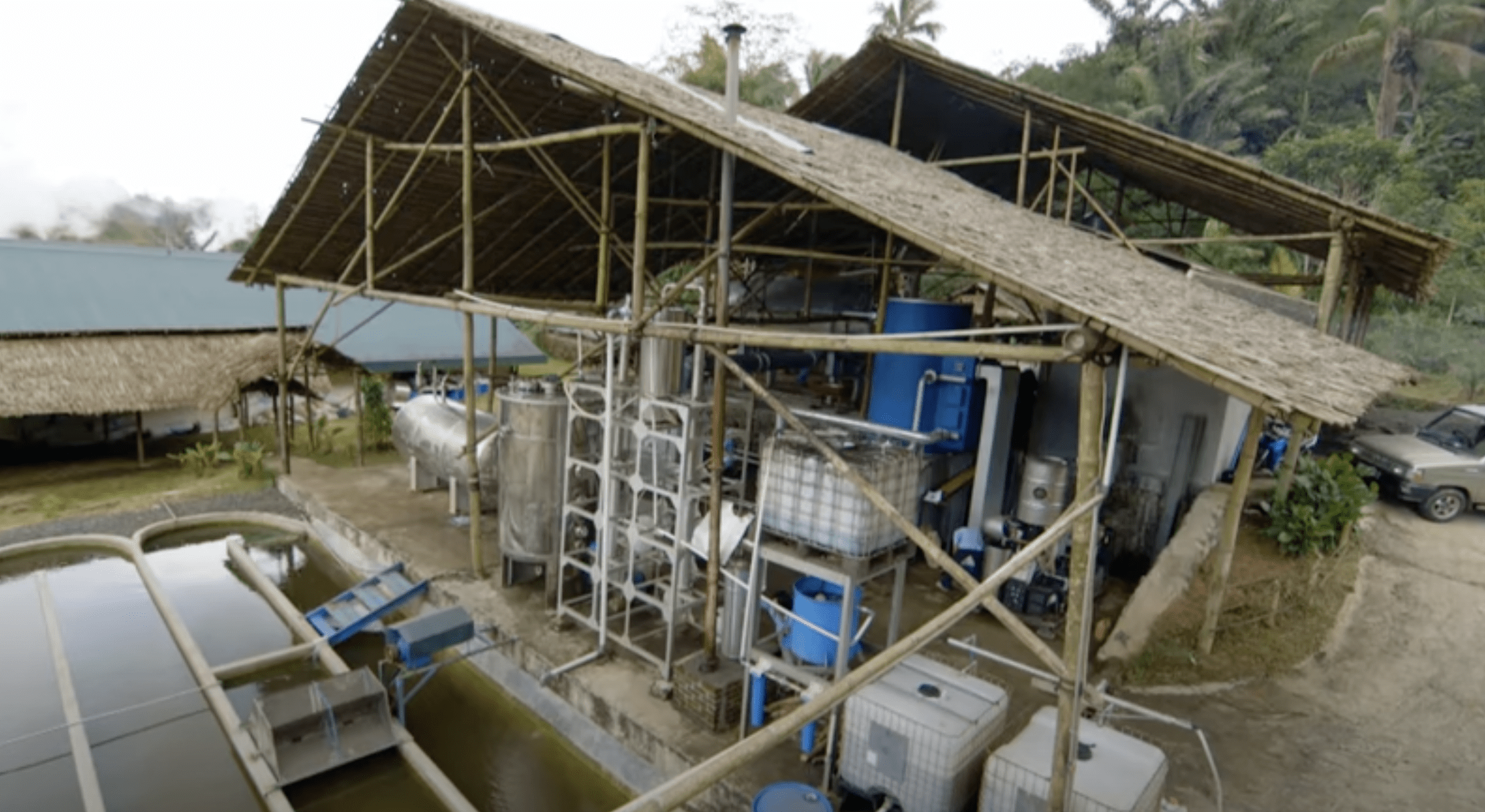 Hybrid agricultural processing facility in Indonesia
