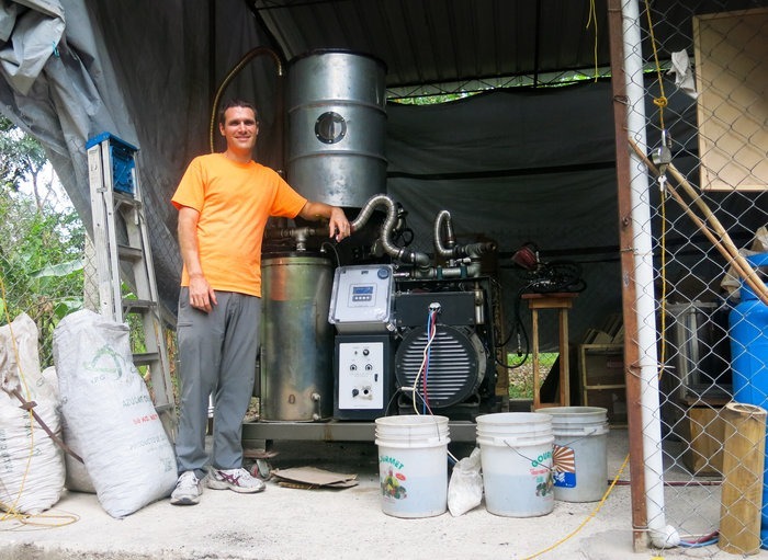 Ben Shell with PP20 at Limye Pa in Haiti