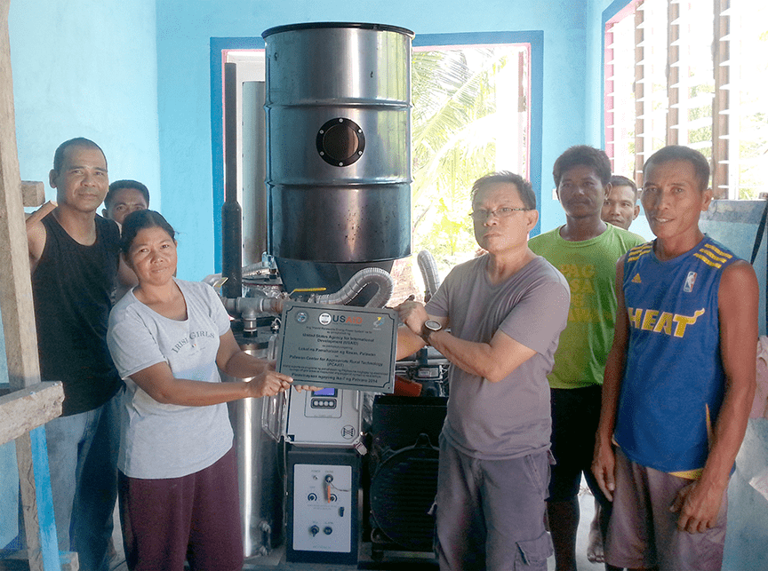 crew with PP20 v.1 at green Island in the Philippines