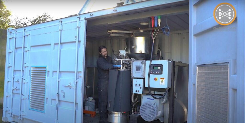 Power Pallet in container