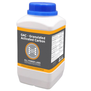 Lab bottle of carbon